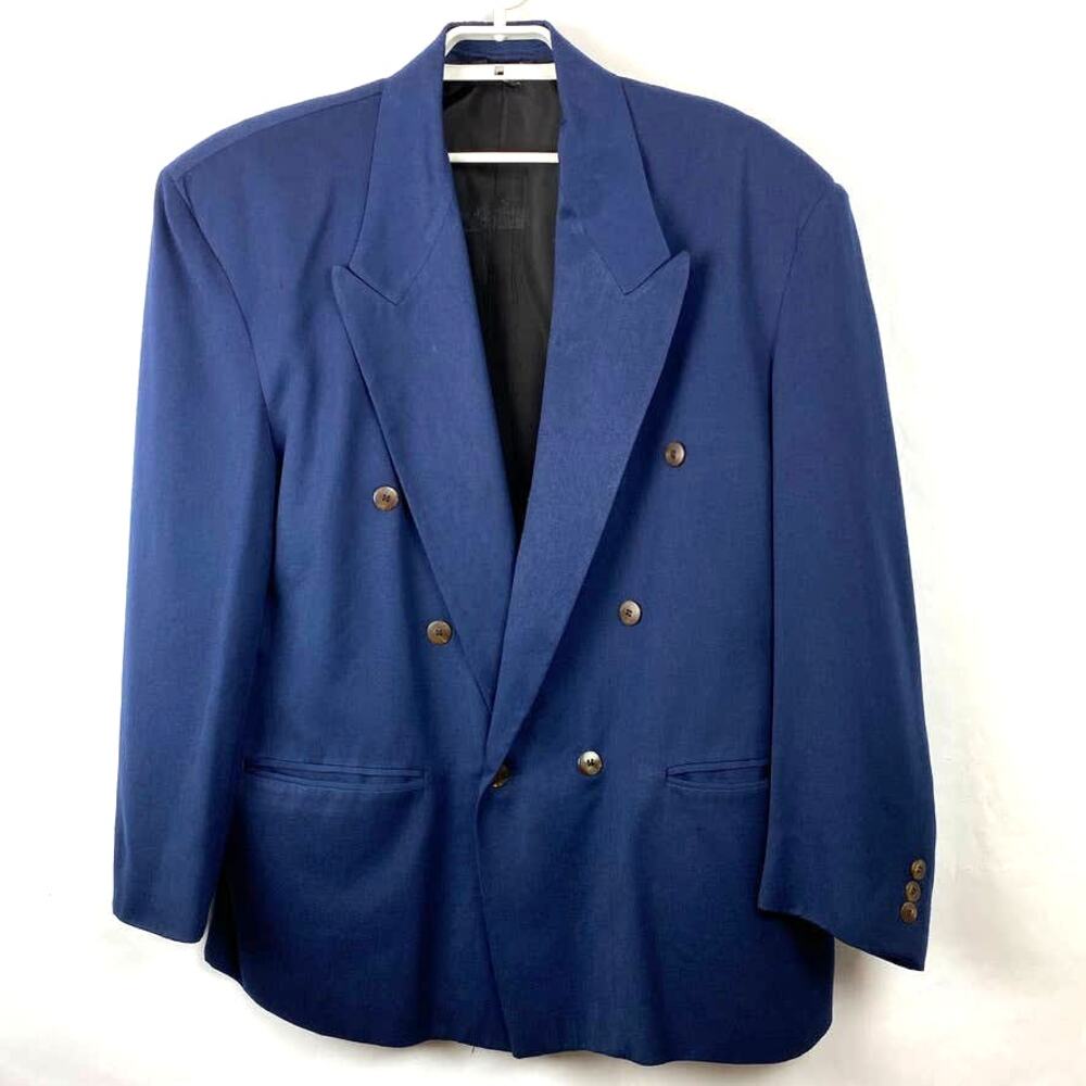 PONTE DI UOMO Men's Size Medium Blue Blazer